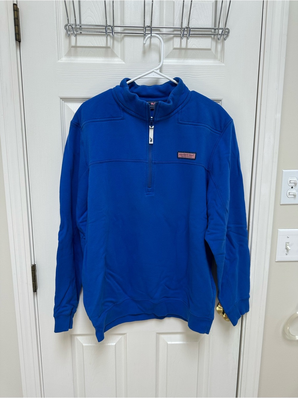 EUC Vineyard VinesMen's Blue Half-Zip Pullover Shep Sweatershirt